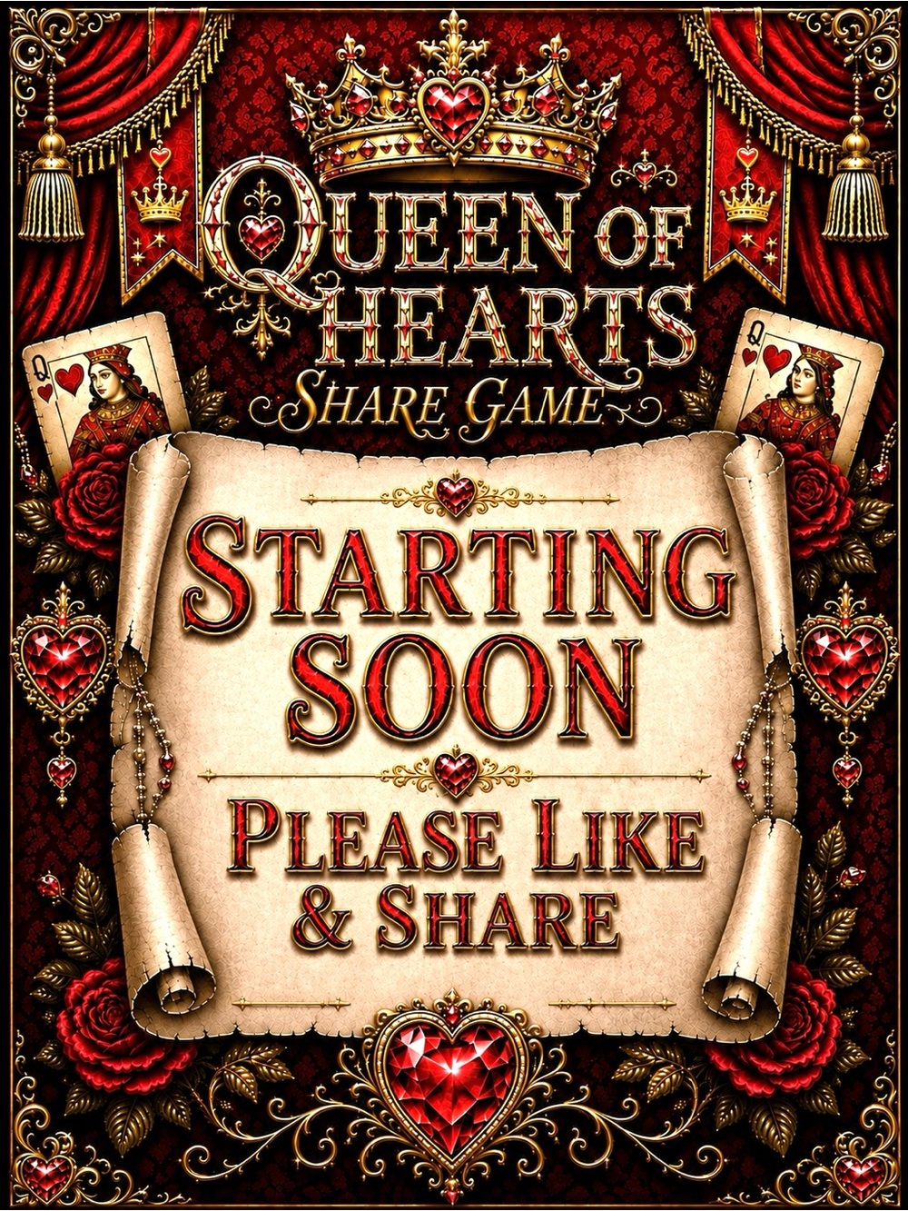 .OUR
POP UP
B-DAY🎂
QUEEN 👑 
IS HERE
@KRAFTYKATE 
PLS COME 
SHARE
TY
ROYALS
♥️